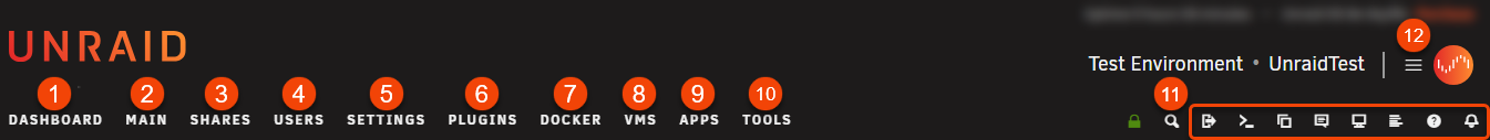 Barre de Navigation - Annotée